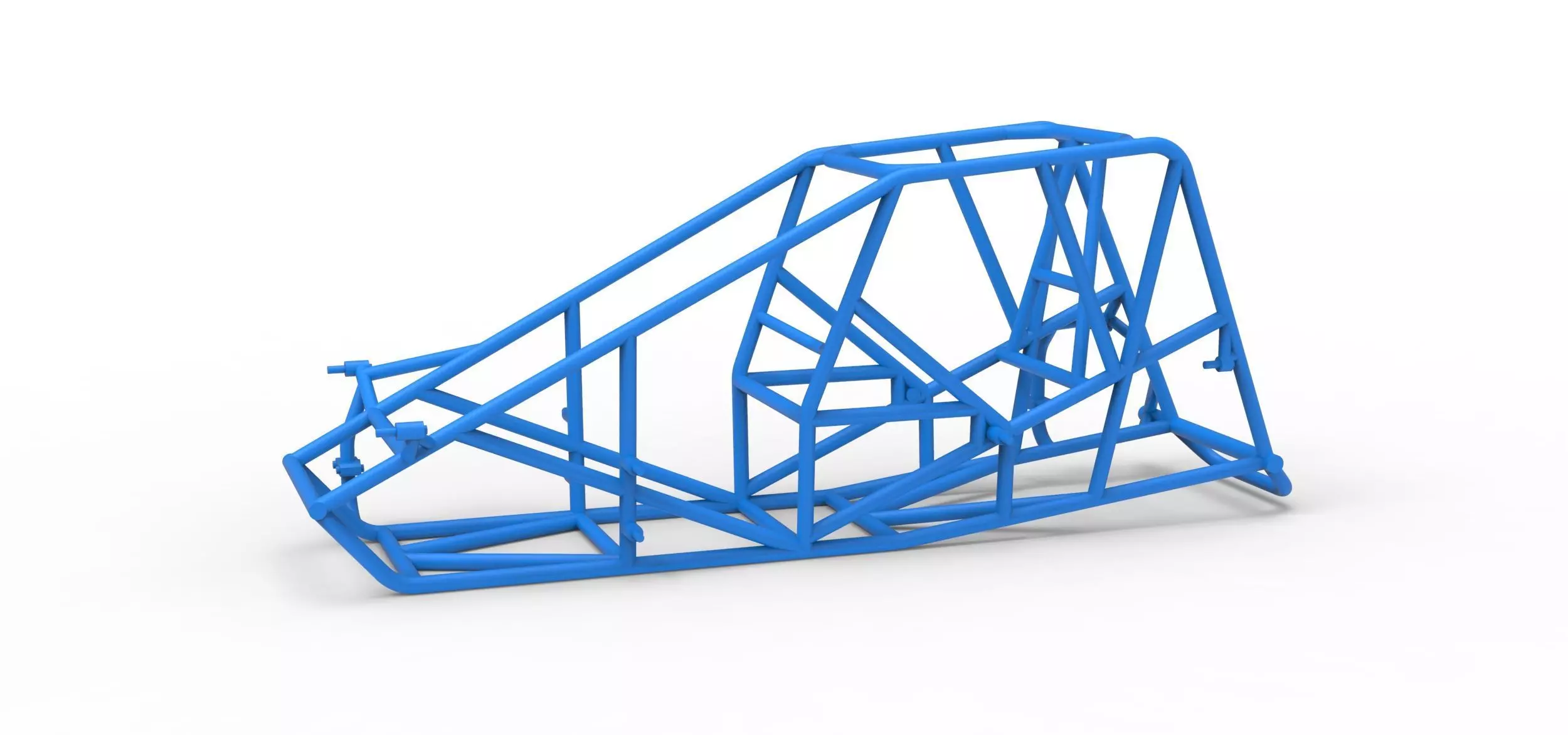 Frame of Silver Crown Car Scale 1 to 25 3D print model