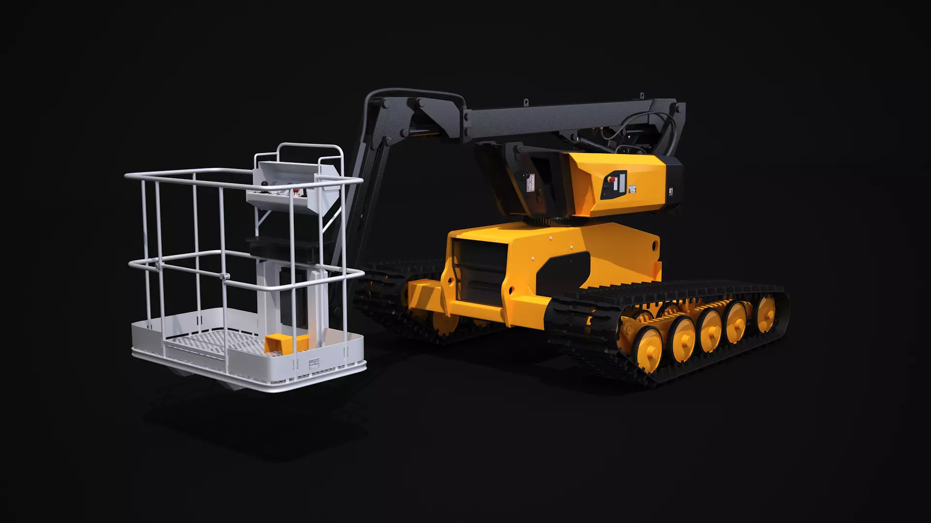 Tracked Aerial Work Platform AVP 3D model