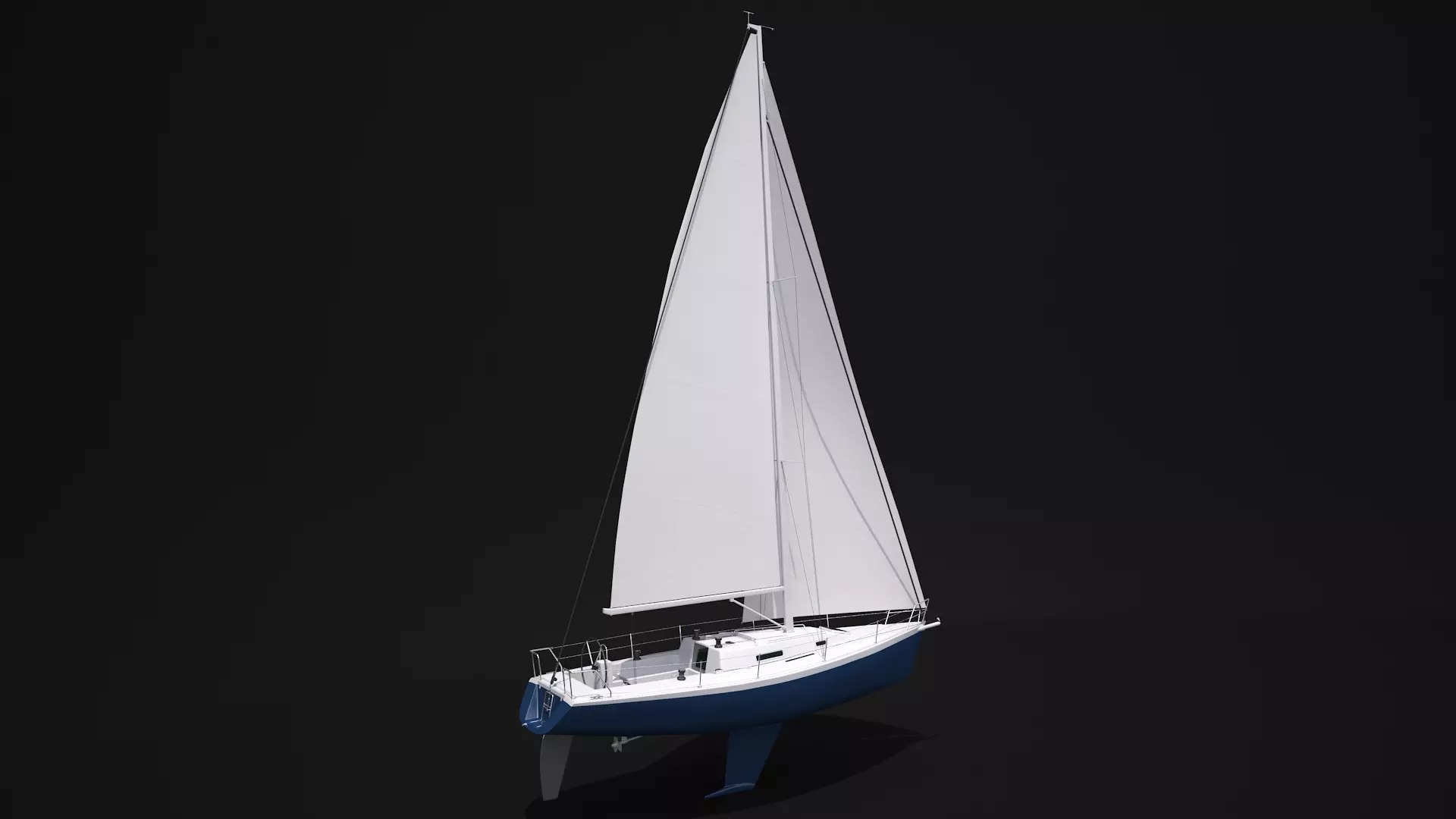 Sailboat 3D model