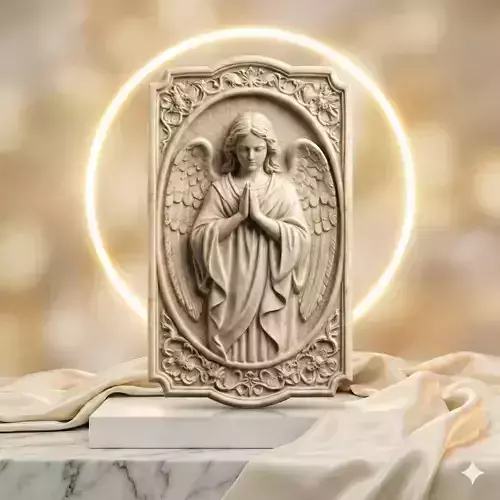 Guardian Angel Relief 3D Model
