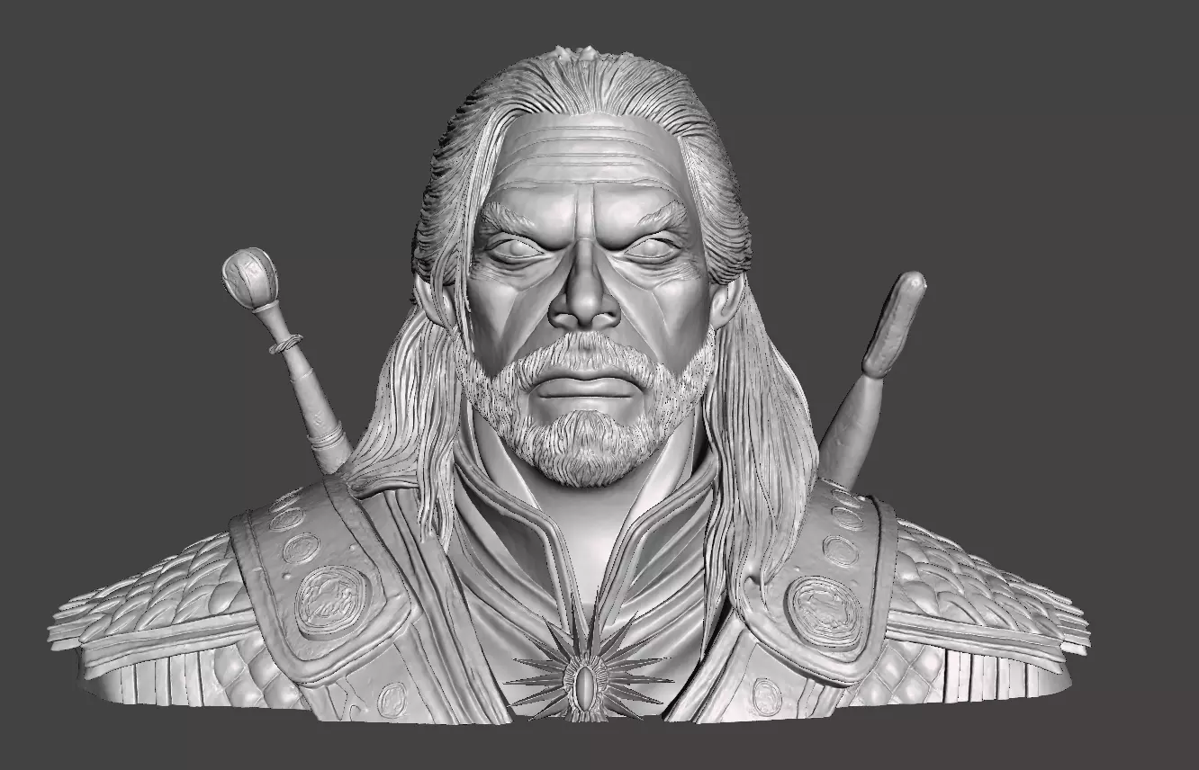 Geralt of Rivia - The Witcher 3D print model