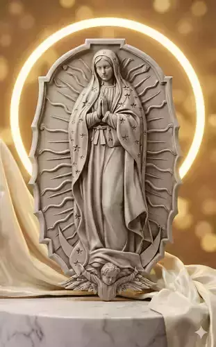 Sacred Grace Relief 3D Model