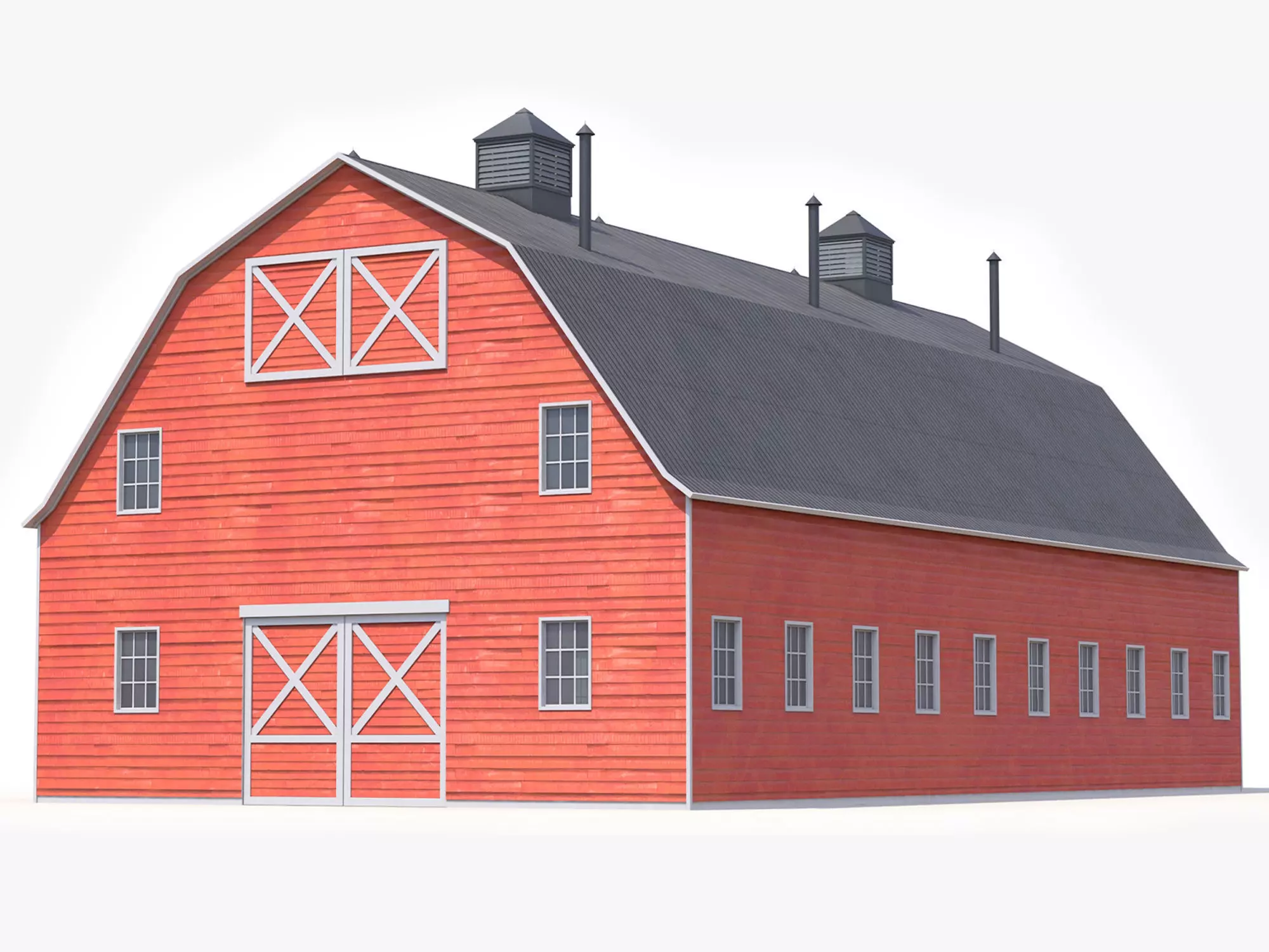 Farm Building 46 PBR Low-poly 3D model