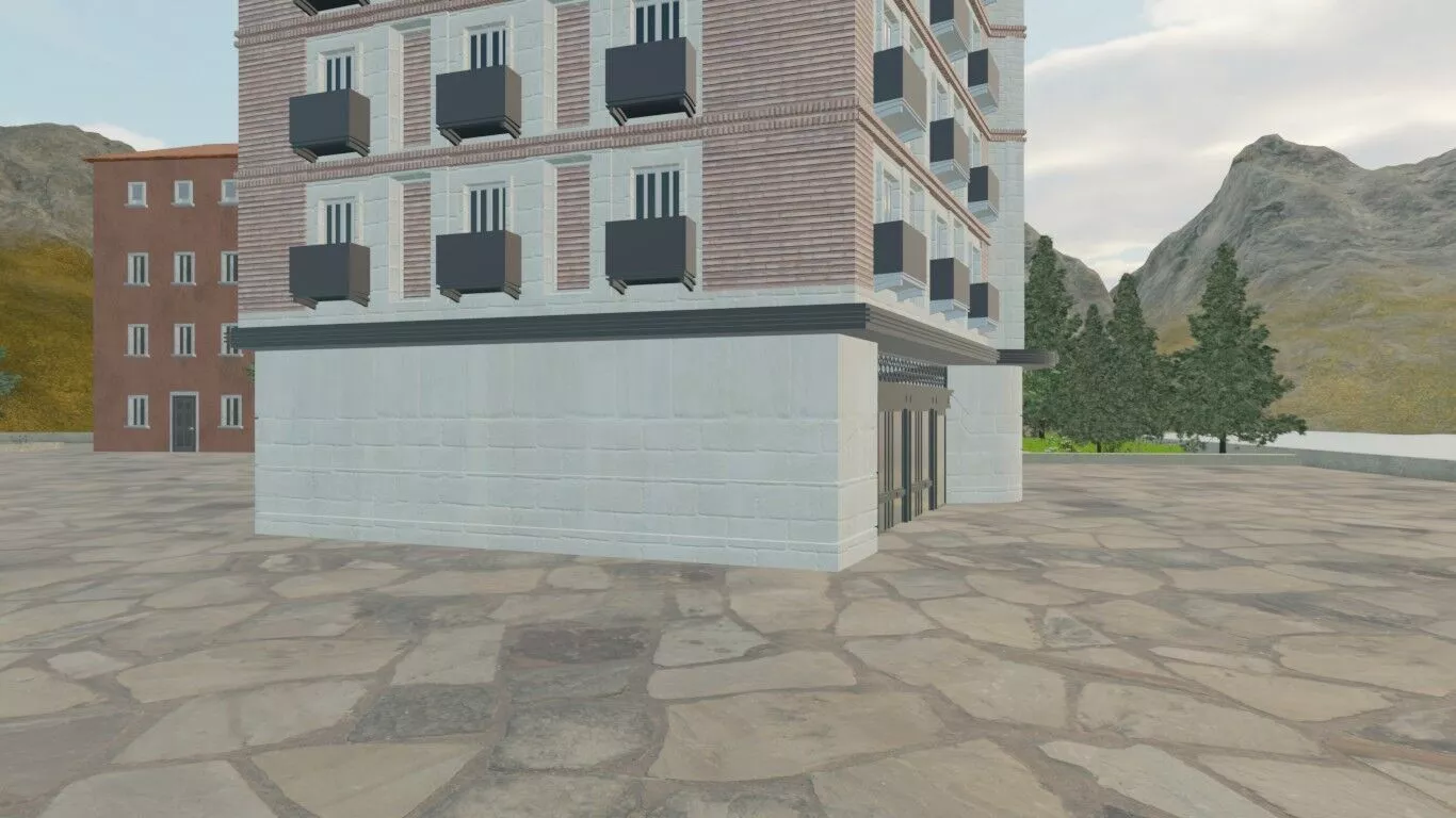 Venetian Canal Village 3D model
