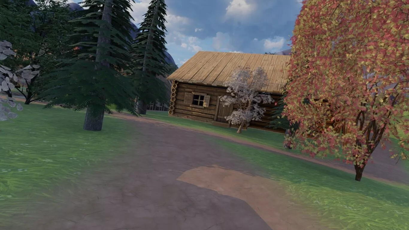 Woodland Village 3D model