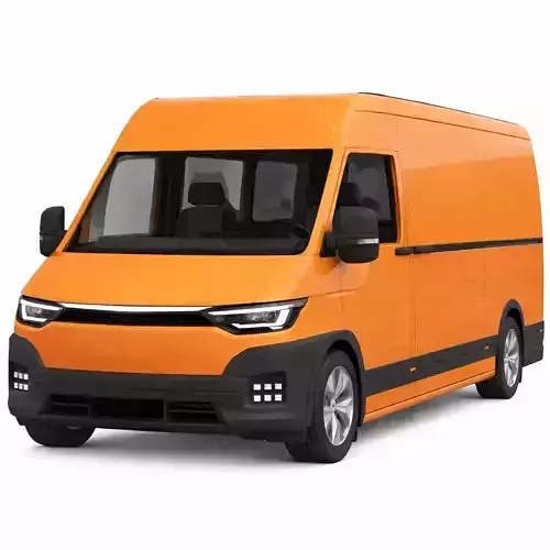 Generic Modern Delivery Van Urban Logistics Vehicle 07