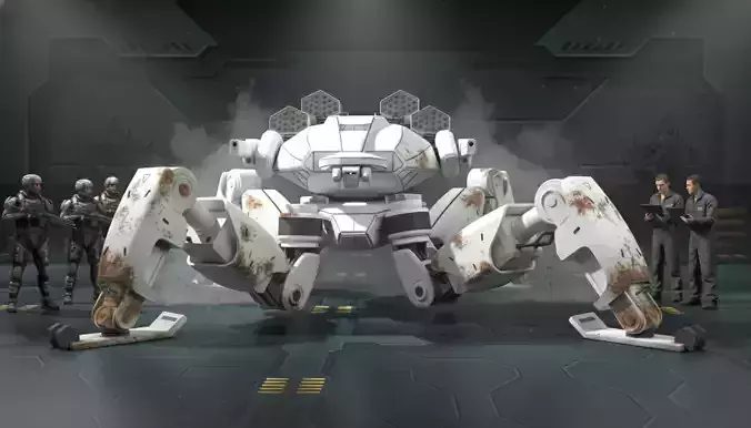 Mech01 - Arachne MK IV 3D model