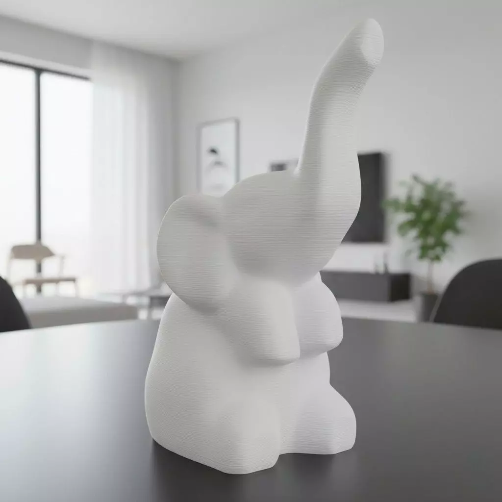 elephant statue decoration home 3D print model