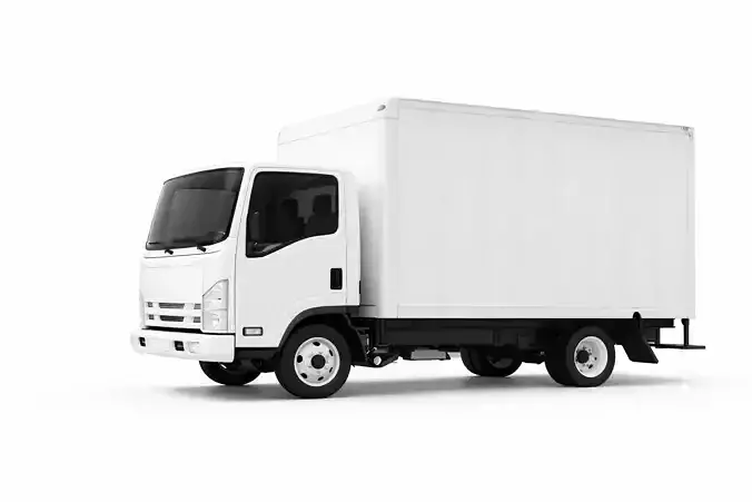 Generic Box Truck Versatile Cargo Distribution Vehicle 01