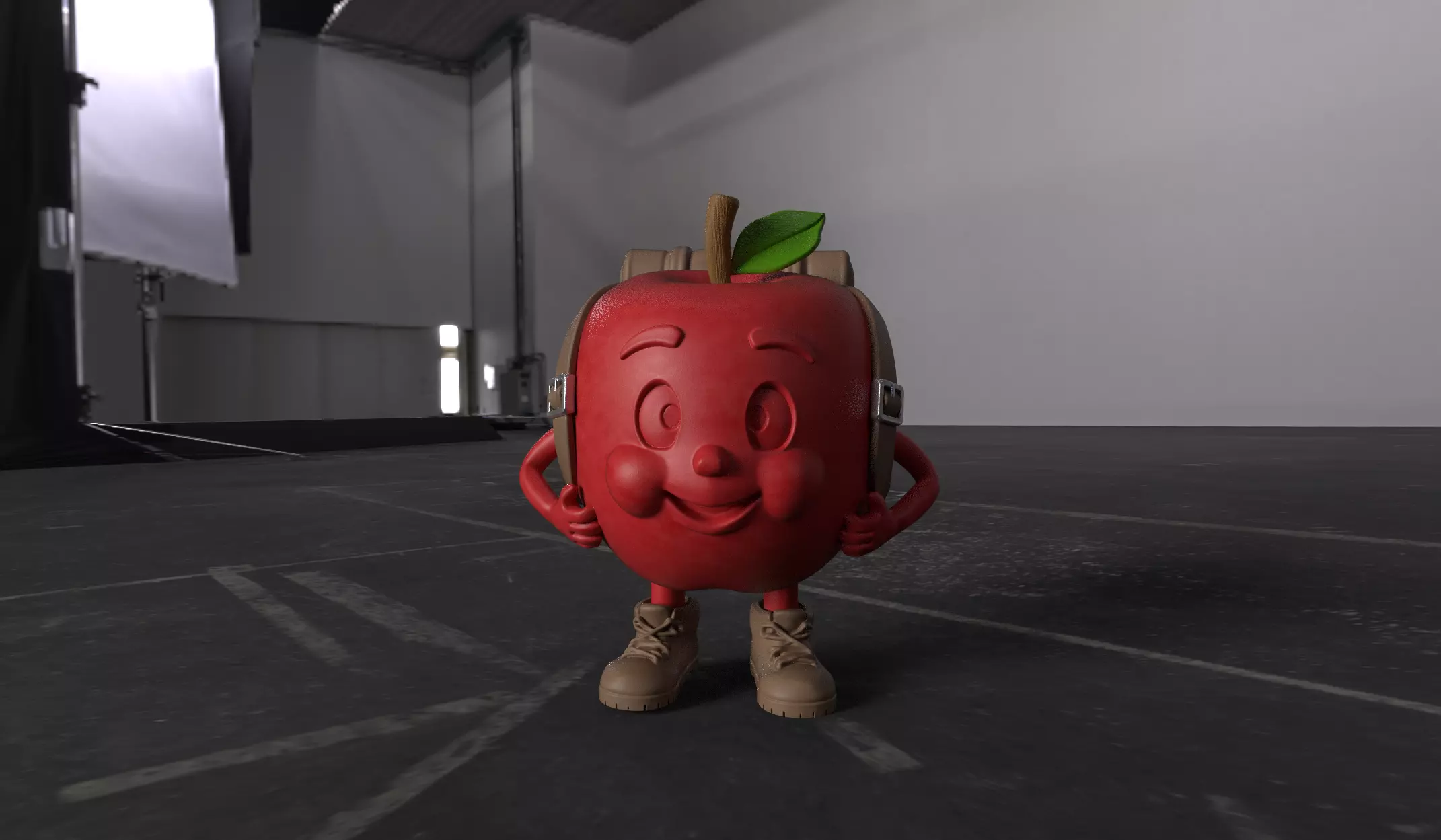 Apple boy 3D print model