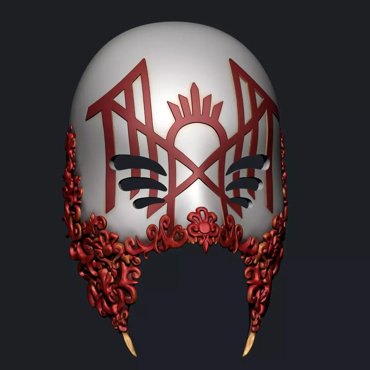 Vessel Mask Cosplay Clean In Out Versions 3D print model