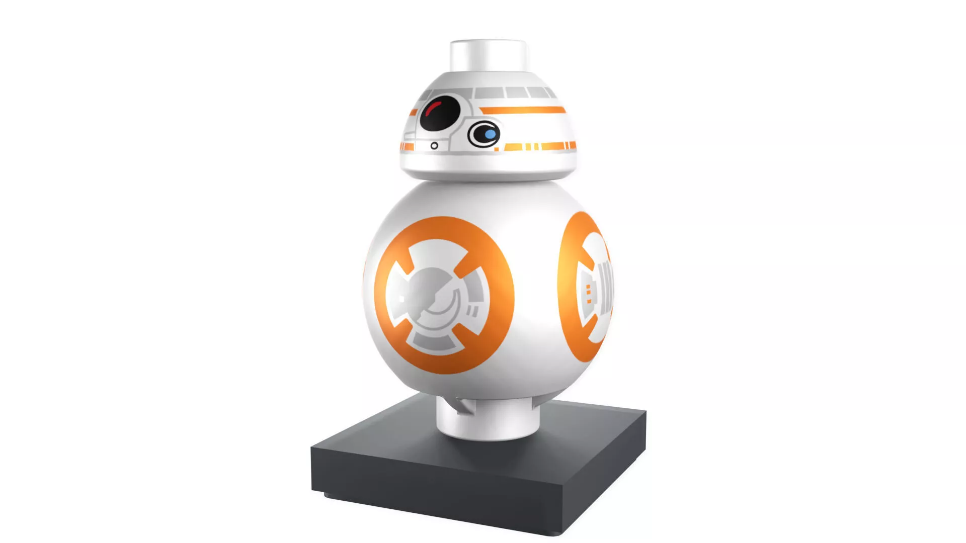 BB-8 Brick Minifigure - STL and UV Printing 3D print model