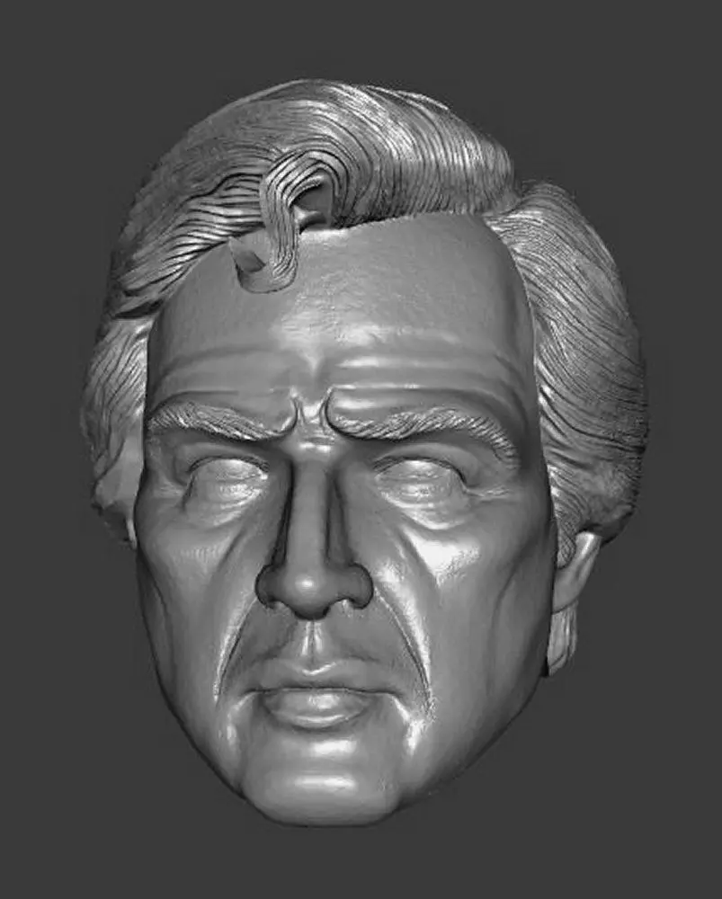 DC JOR EL MARLON BRANDO SUPERMAN MOVIE HEAD SCULPT 3D print model