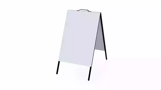 Customizable A-Frame Sign