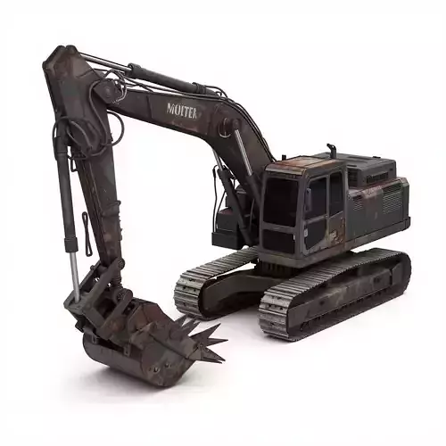 Gothic Excavator 3D Model