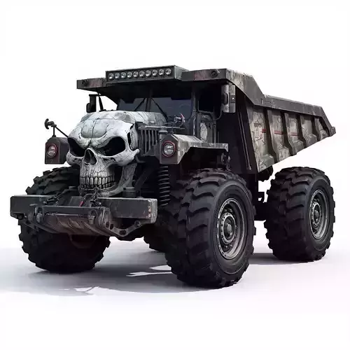 Industrial Heavy Mining Truck 3D Model
