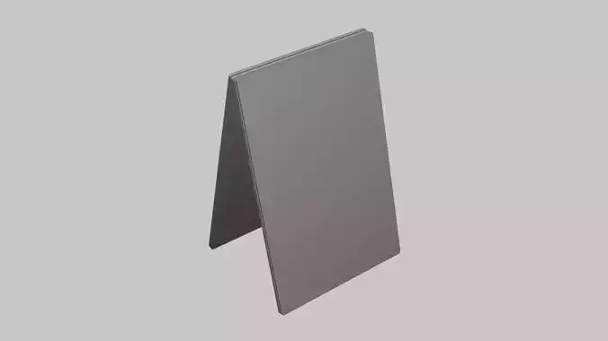 Acrylic Display Stand - Geometry Only No Textures No Materials 3D model