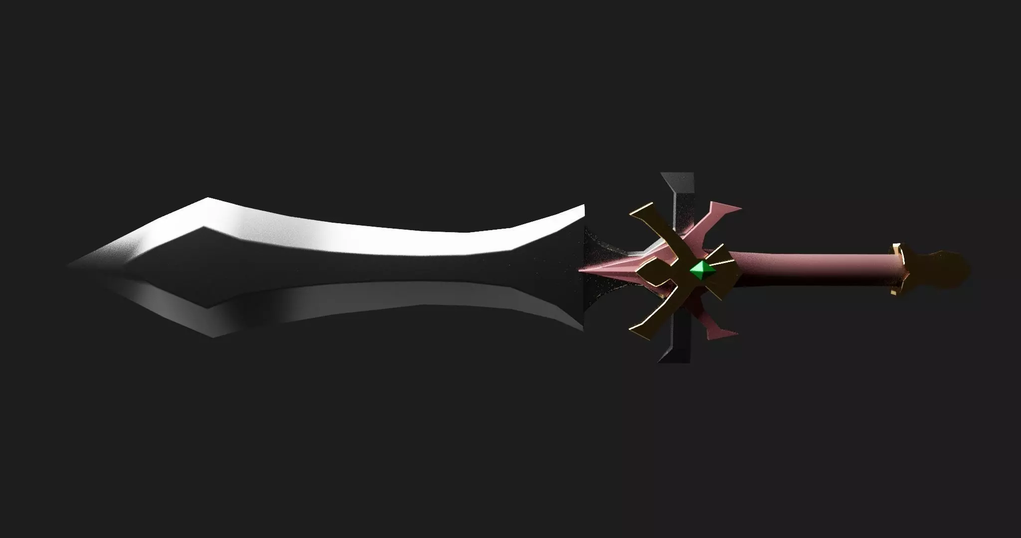 sword model Low-poly 3D model