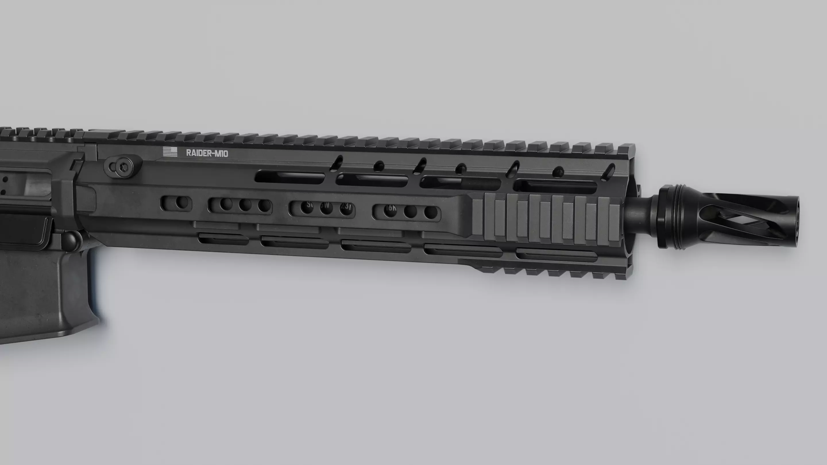 3D model BCM Raider M10 Handguard VR / AR / low-poly | CGTrader