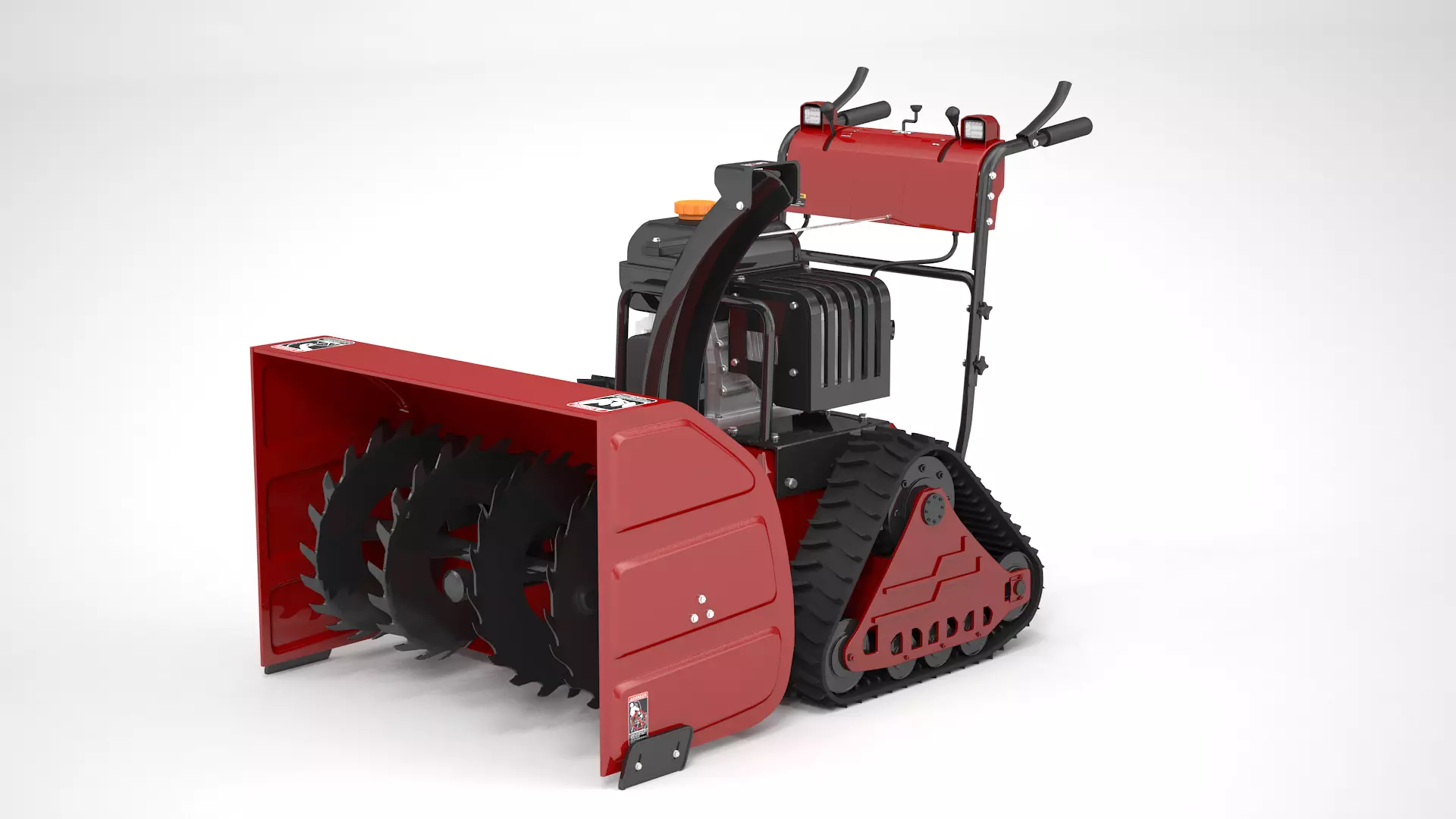 Heavy Duty Snow Blower 3D model