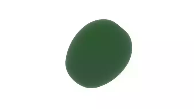 Dark Green Olive 3D model 2