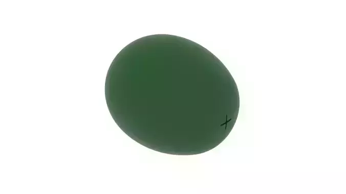 Dark Green Olive 3D model 7