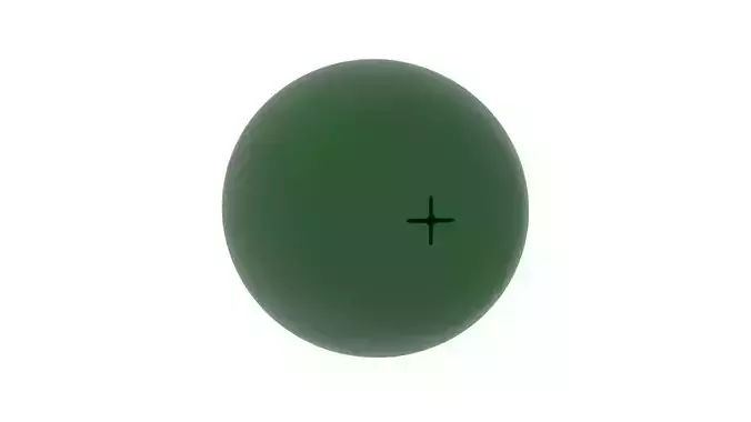 Dark Green Olive 3D model 6