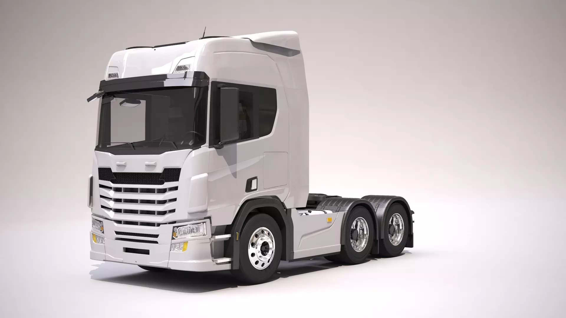 Generic European Semi Truck 3D model