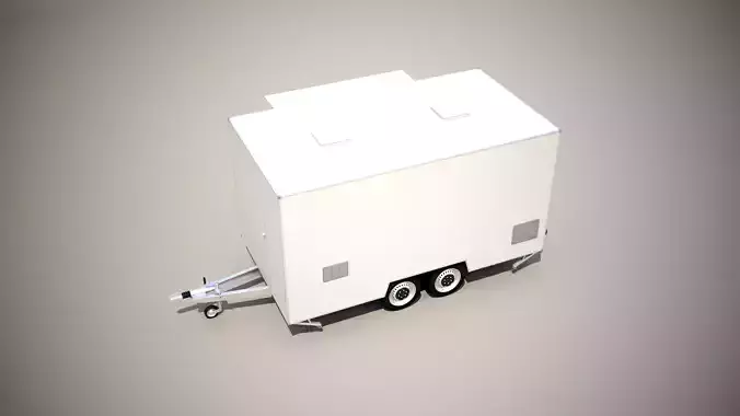 Catering Trailer 3D model 7