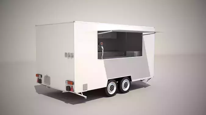 Catering Trailer 3D model