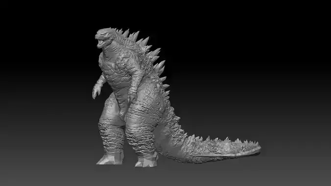 Godzila minus one 3D model 3D printable | CGTrader