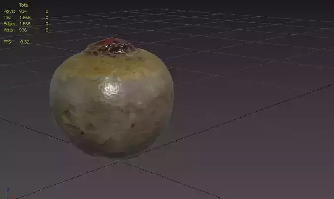 Beet  M05 Low-poly 3D model 3