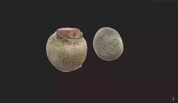 Beet  M07 Low-poly 3D model 2