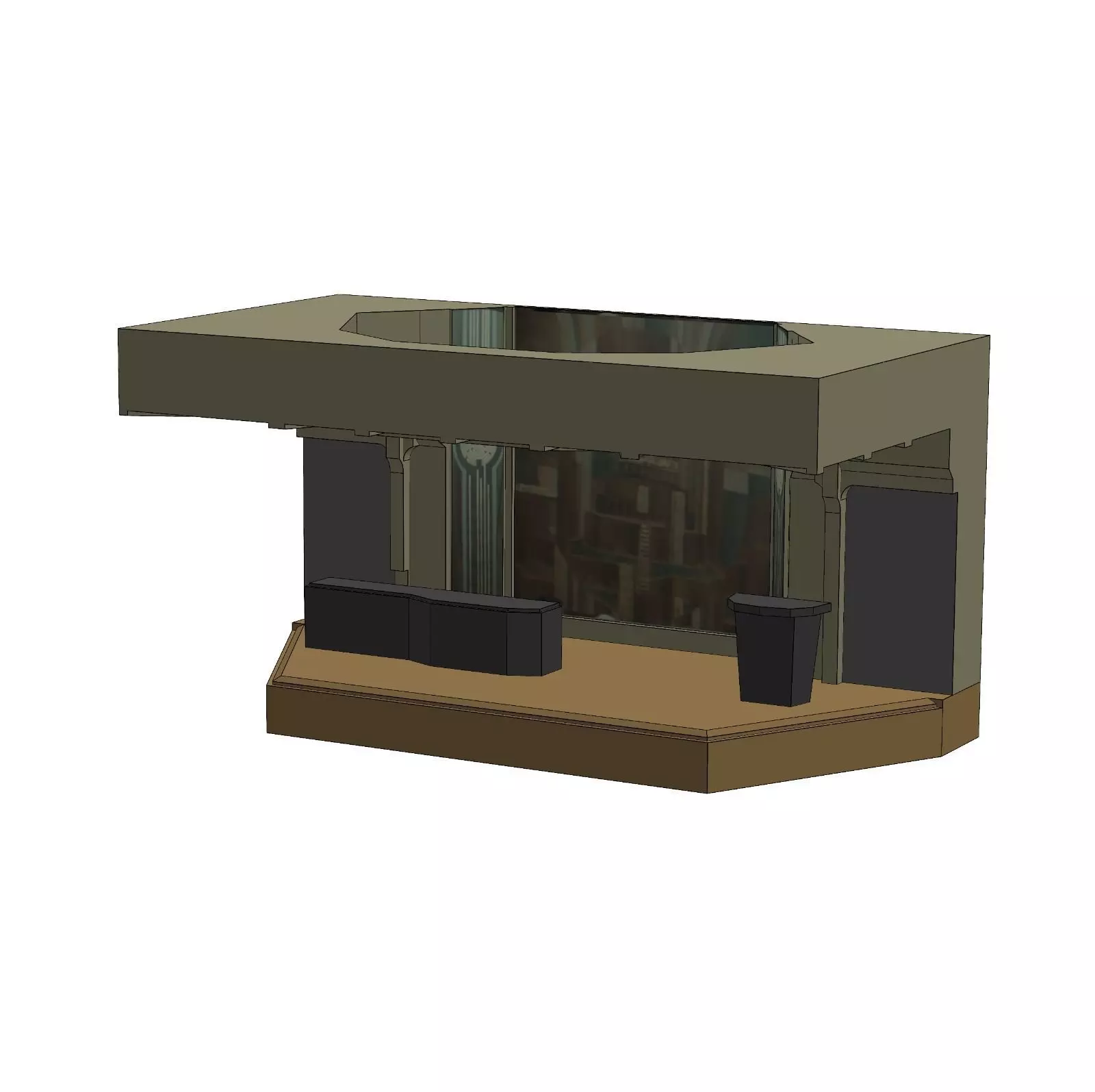 Meeting Room Stage - Gorman Resistance 3D print model