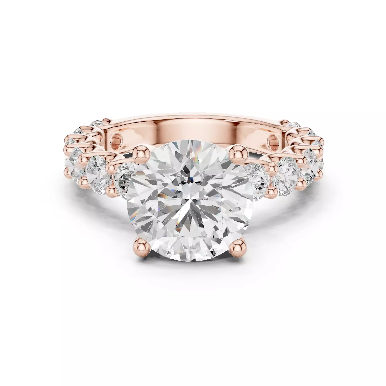 Solitaire Ring 3dm stl renders animation video 3D print model