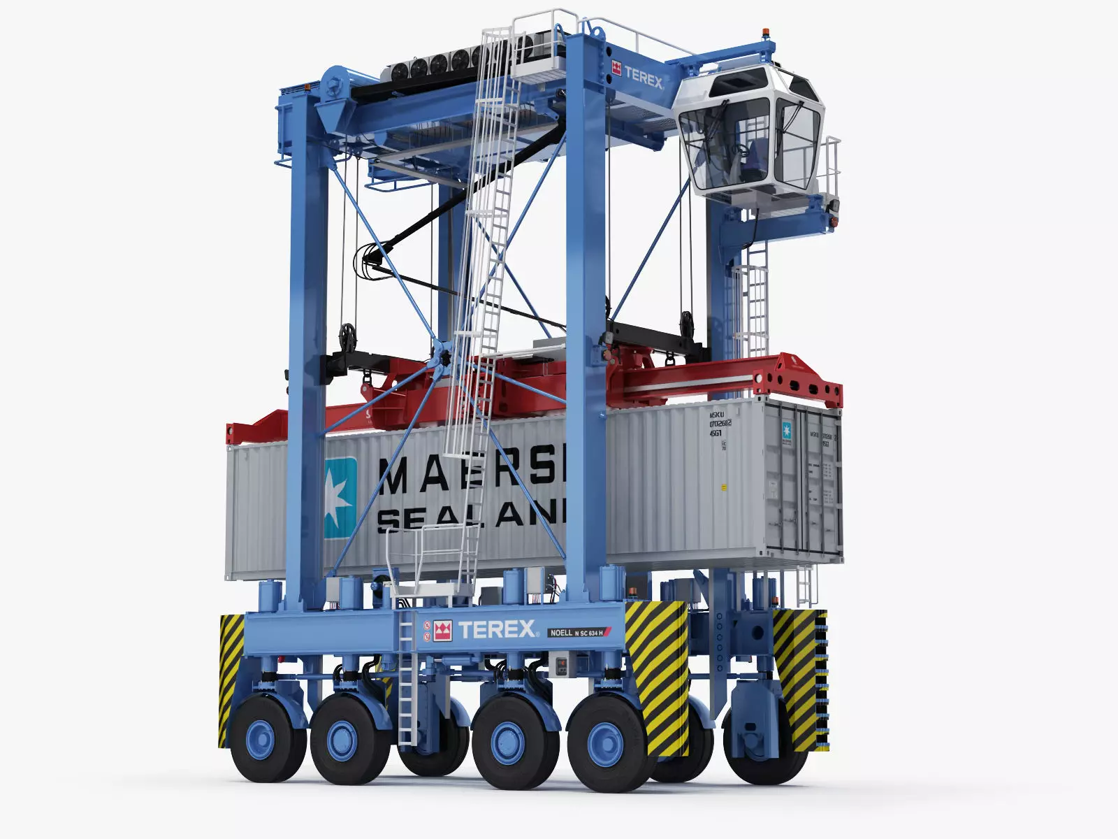 Straddle Carrier Noell 3D model