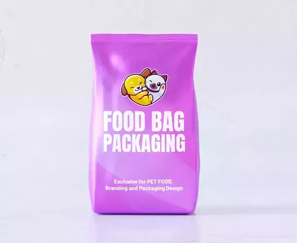 Food Bag Packaging 3D model