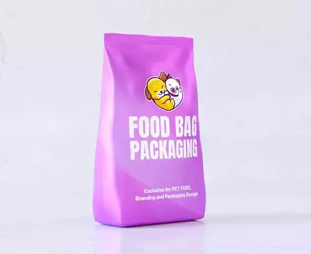 Food Bag Packaging 3D model 7