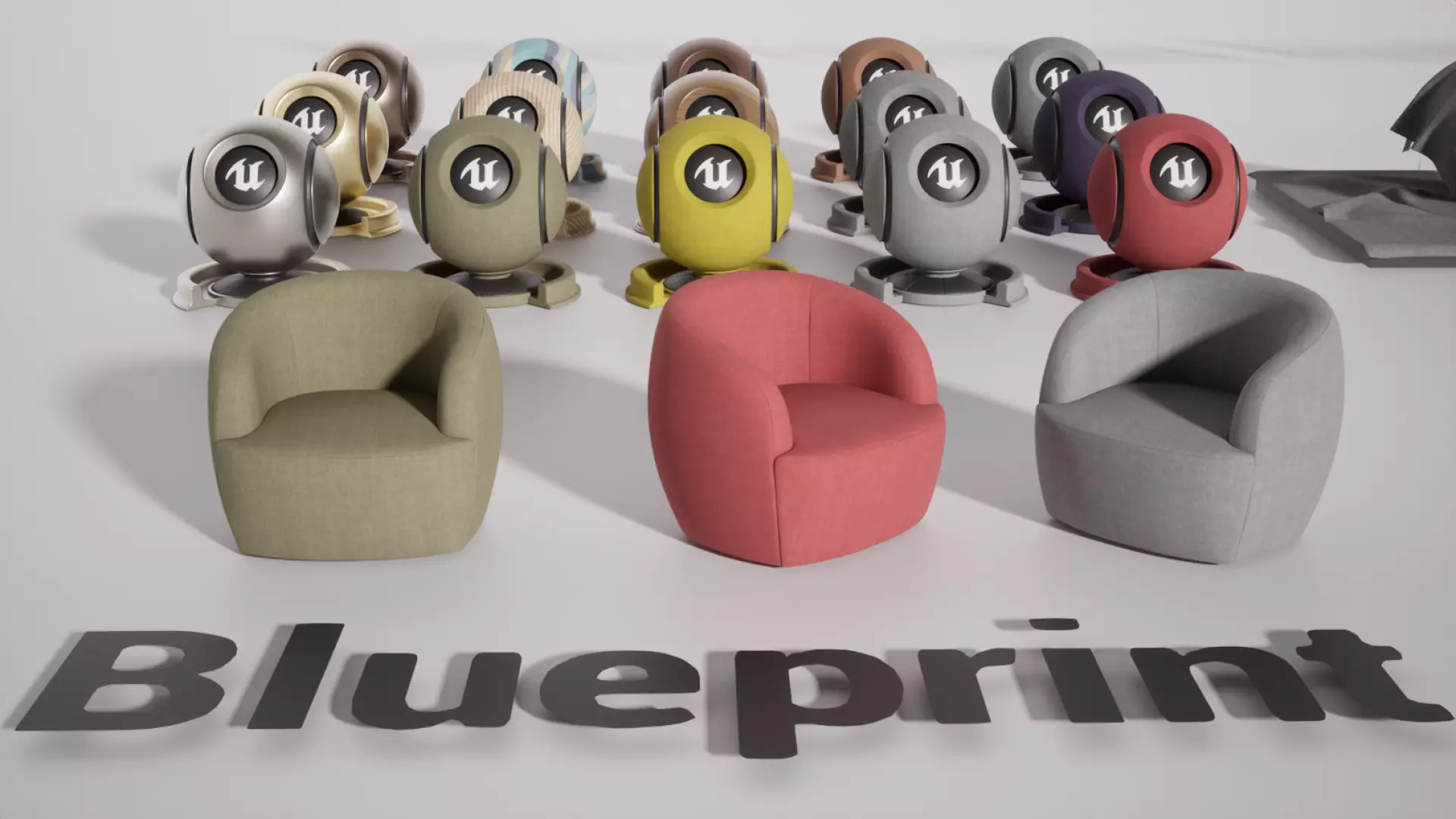 ArchViz Furniture Assets P08 - Unreal Engine 3D model