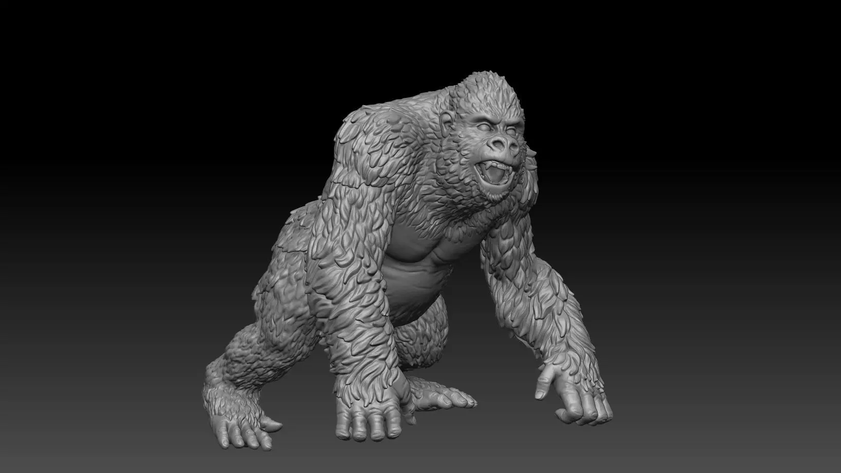 Gorilla King Kong 3d print model 3D print model