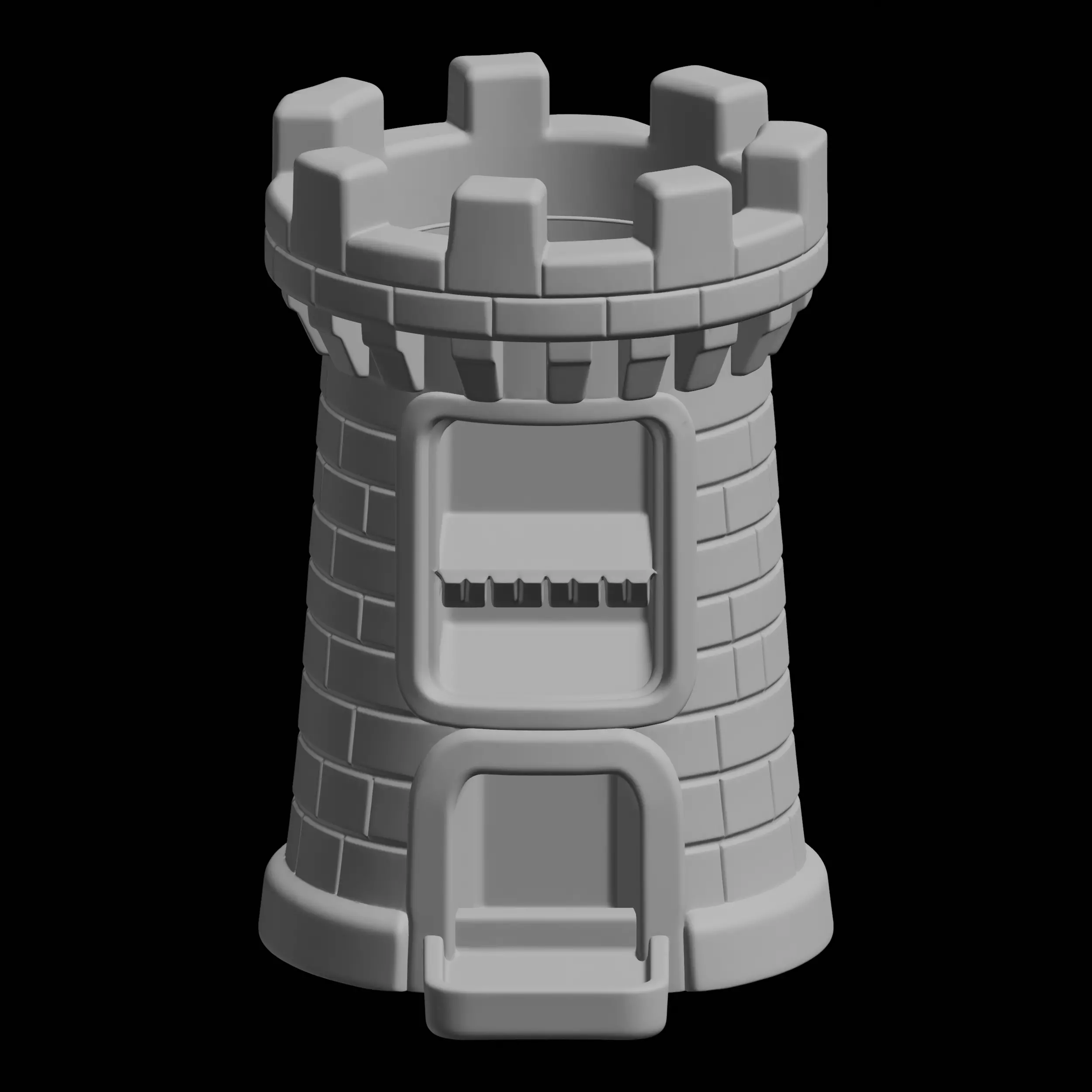 Dice Tower Castle 3D print model