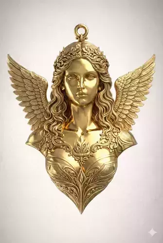 Nike Goddess Pendant 3D Printable Model