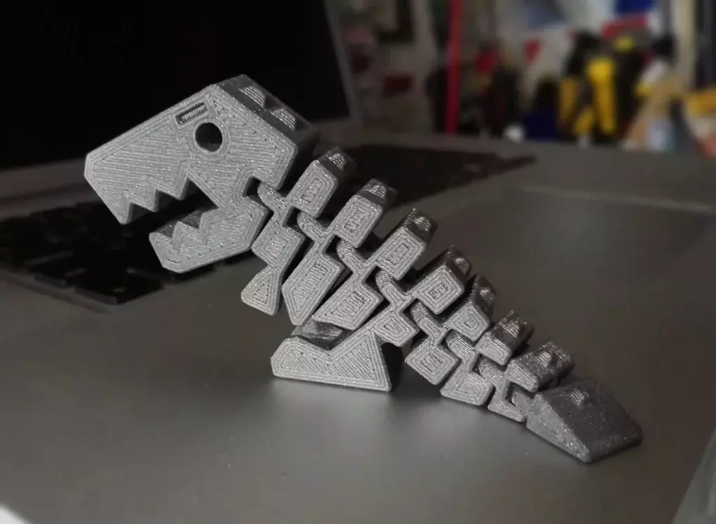 Flexi Baby T-Rex 3D print model
