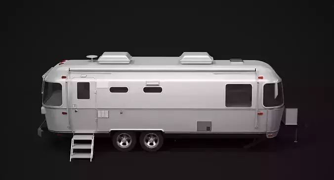 Airstream Food Truck 3D model 5