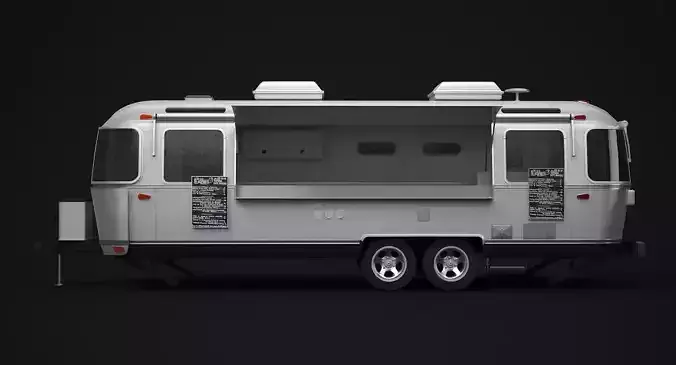 Airstream Food Truck 3D model 3