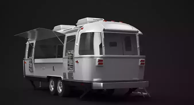 Airstream Food Truck 3D model