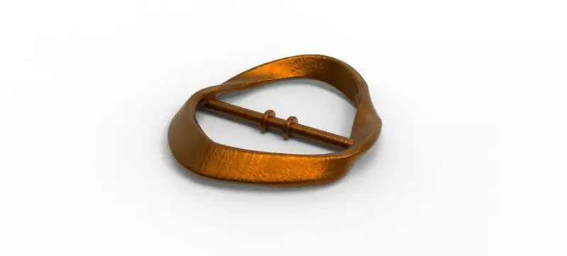 Luxury Buckle Organic 30mm 3D print model