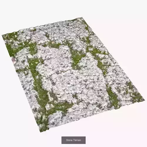Landscape Terrain Pack 12 Models Stone Desert Outdoor Base 6