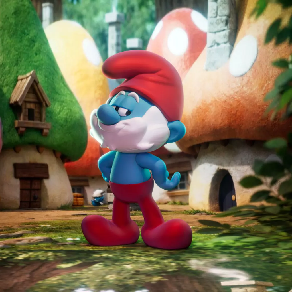 Smurf Papa - STL Multiparts 3D print model