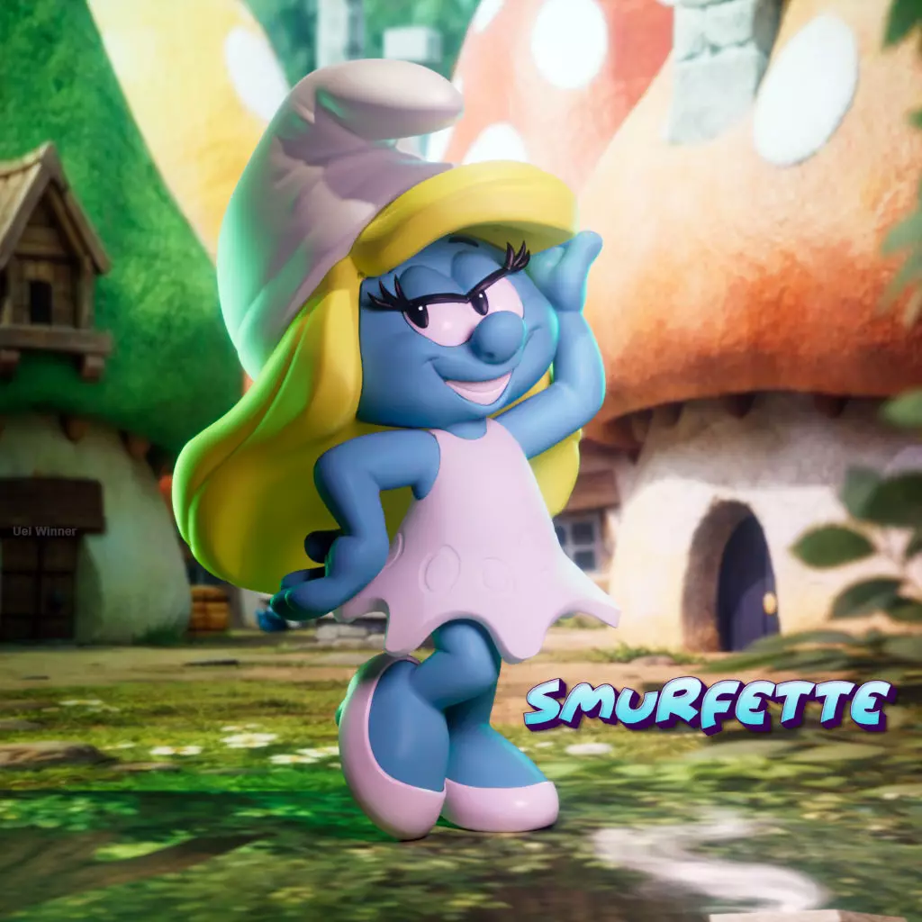 Smufette - STL MUltiparts 3D print model